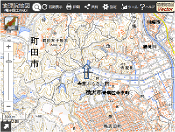 周辺図（地形図）