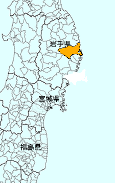 宮古市　位置図