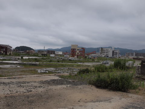 写真　南三陸町志津川駅前