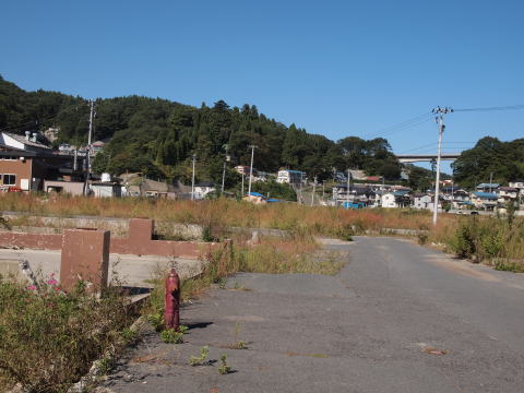 鍬ヶ崎地区の被災状況