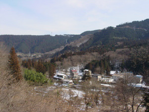 地震峠遠景