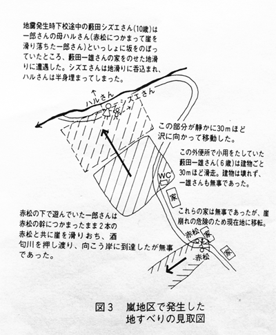 清水村嵐の被害見取り図