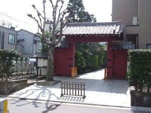 亀戸の浄心寺の山門