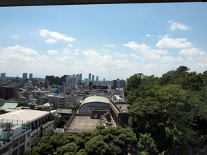 写真7　台地上の区立池上会館展望台より南西方向を望む
