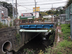 写真9　保土ヶ谷橋の親柱（右岸上流側）