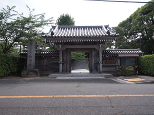 長安寺の山門