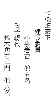 碑文　背面