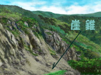 絵　崖錐