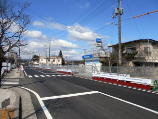 夜ノ森の帰宅困難区域を見てみると多くの民家や商店があって、町として成立していたことが想像できる。