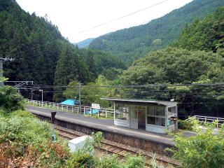 相月の駅とその周辺の風景