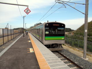 ���悻4�N�Ԃ�ɓ����ɂ���Ă�����ΐ��̓d�ԁB��ԑ҂��Ă����̂͒n���̕��X�ł��낤