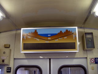 ���g���l���ɓ������Ƃ��̕\����