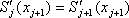 S[j]'(x[j+1])=S[j+1]'(x[j+1])