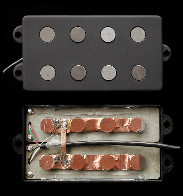 【MMピックアップ】NORDSTRAND MM4.4クアッドコイル Nordstrand MM4.4 4 String Quad-Coil Music Man® Bass Pickup