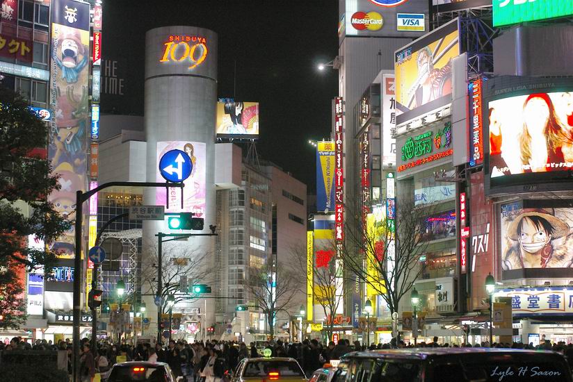 "Shibuya" by Lyle (Hiroshi) Saxon