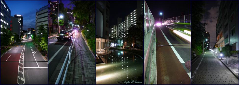 Osaki to Shinagawa - by Lyle (Hiroshi) Saxon, Images Through Glass, Tokyo