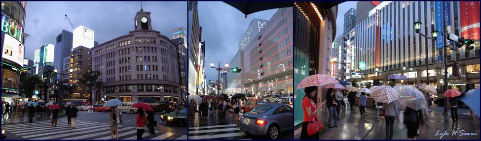 Ginza, by Lyle H Saxon, Images Through Glass, Tokyo