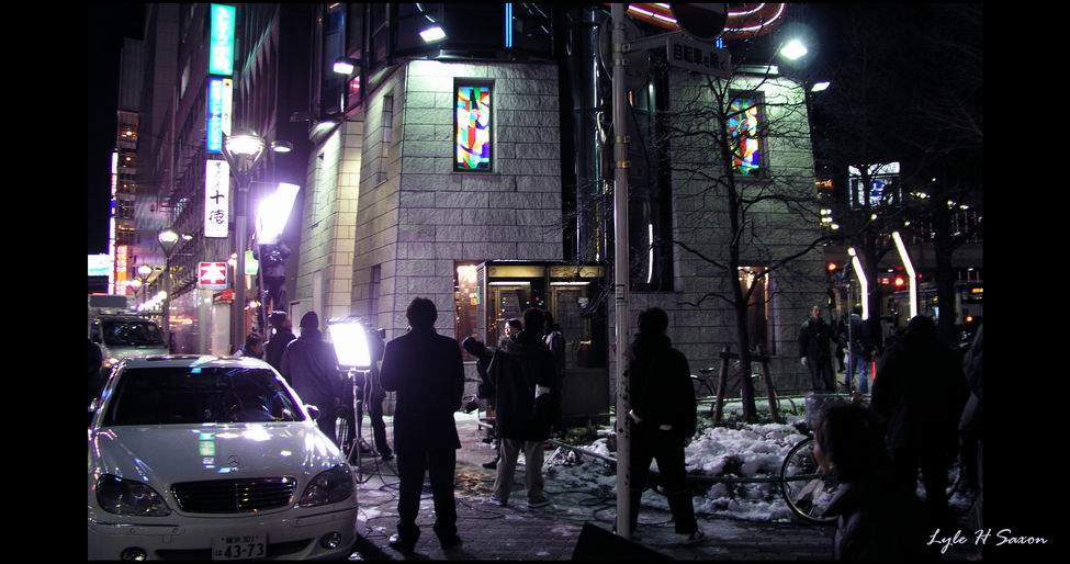 :Location Filming" by Lyle (Hiroshi) Saxon