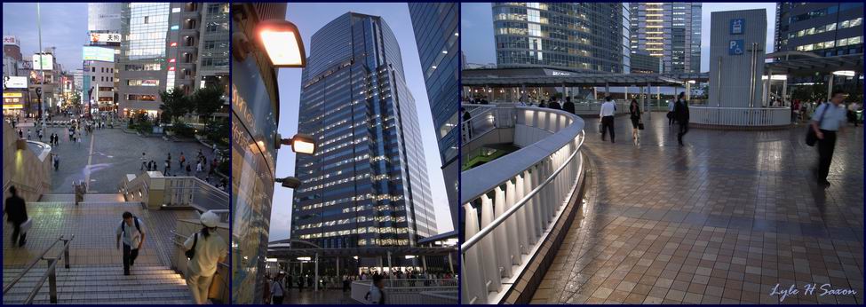 "Shinagawa" by Lyle (Hiroshi) Saxon, Images Through Glass, Tokyo