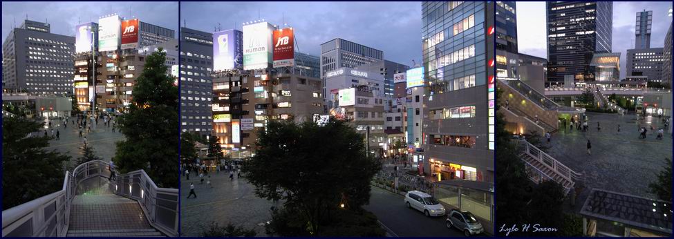 "Shinagawa" by Lyle (Hiroshi) Saxon, Images Through Glass, Tokyo