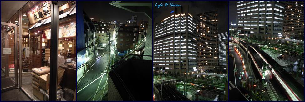 "Shinagawa" by Lyle (Hiroshi) Saxon, Images Through Glass, Tokyo