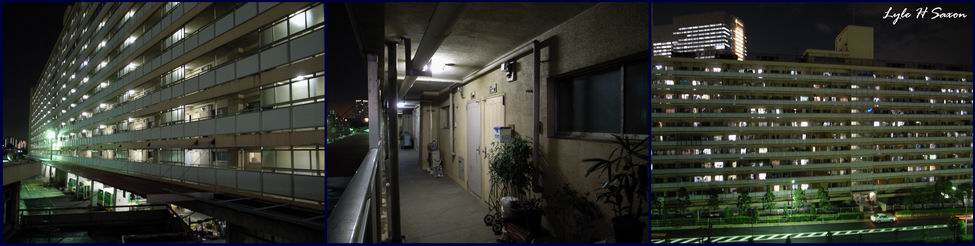 "Shinagawa" by Lyle (Hiroshi) Saxon, Images Through Glass, Tokyo