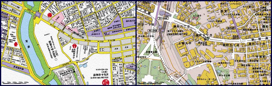 Edo-Tokyo maps....