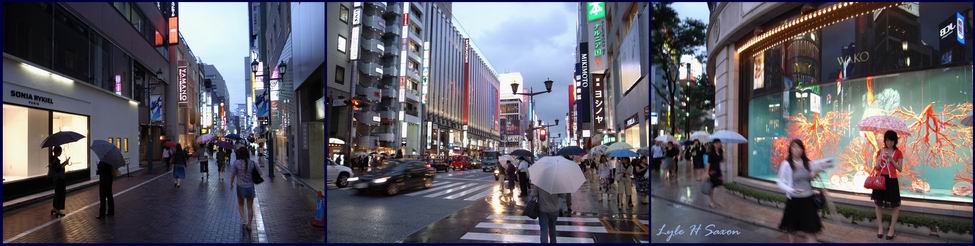 Ginza, by Lyle H Saxon, Images Through Glass, Tokyo