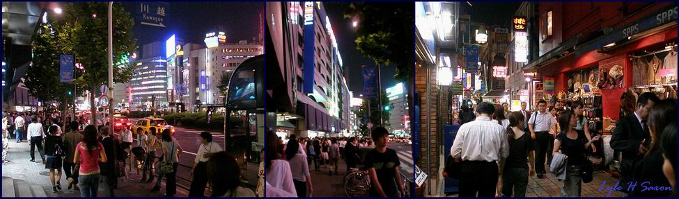 "Ikebukuro" - by Lyle (Hiroshi) Saxon, Images Through Glass, Tokyo