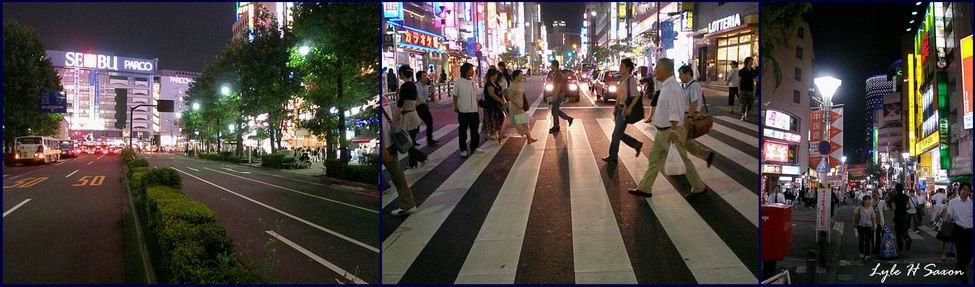 "Ikebukuro" - by Lyle (Hiroshi) Saxon, Images Through Glass, Tokyo