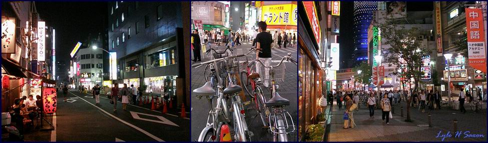 "Ikebukuro" - by Lyle (Hiroshi) Saxon, Images Through Glass, Tokyo