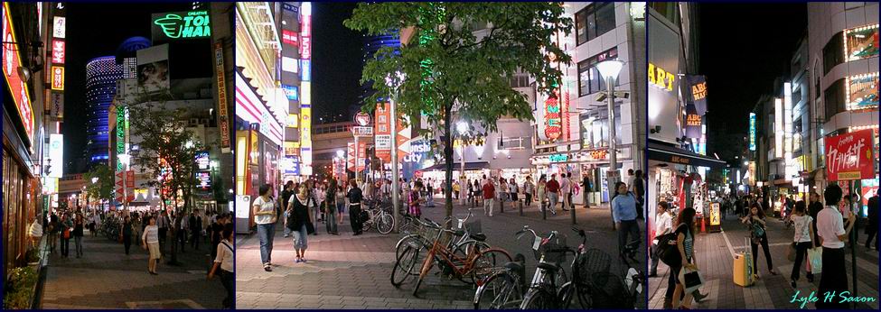 "Ikebukuro" - by Lyle (Hiroshi) Saxon, Images Through Glass, Tokyo