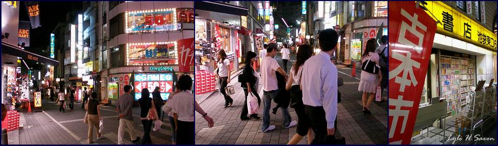 "Ikebukuro" by Lyle H Saxon, Images Through Glass, Tokyo