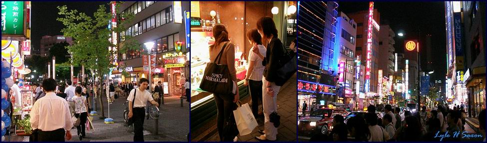 "Ikebukuro" by Lyle H Saxon, Images Through Glass, Tokyo