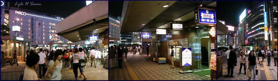 "Ikebukuro" by Lyle H Saxon, Images Through Glass, Tokyo