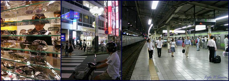 "Ikebukuro" by Lyle H Saxon, Images Through Glass, Tokyo