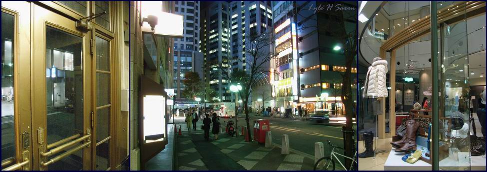 Sanshin Building - by Lyle (Hiroshi) Saxon, Images Through Glass, Tokyo