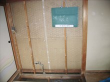 筋かいよる耐震補強工事（和室の例：壁撤去）：神奈川県大和市南林間でリフォーム等住宅に関する工事を行っております