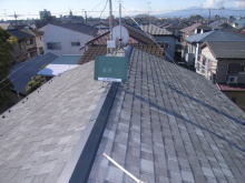 耐震補強工事-補強の種類の紹介（屋根の軽量化）：神奈川県大和市南林間で耐震補強工事、リフォーム等住宅に関する工事を行っております