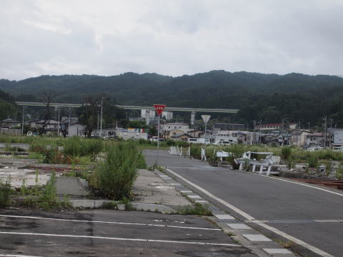 JR山田駅北側の市街地の状況