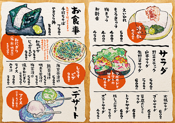 ��`���̋��������H�����j���[���쐬���܂��I