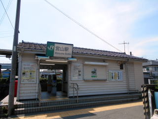 宮山の駅舎。一度は有人化されたものの、再無人化された駅である。