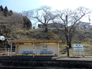 磐越東線の舞木駅、「孤独のグルメ」で井之頭五郎が郡山出張を終えて列車を待っていた駅である。