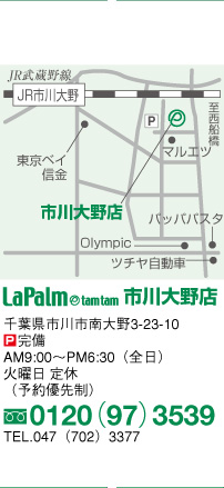 市川大野店MAP
