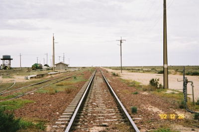 The longest straight stretch rail road in the World