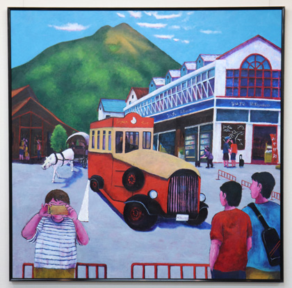 観光地の駅前