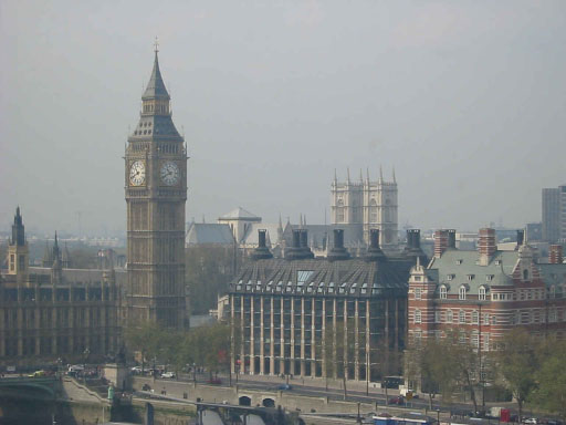 Big Ben from London Eye
