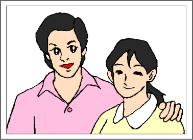 似顔絵 いい夫婦