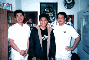 飯田選手と私と山本先生